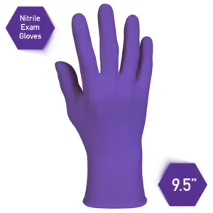 Guantes de Nitrilo Morado Kimtech de 9.5"