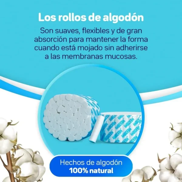 Rollos de Algodón Dental