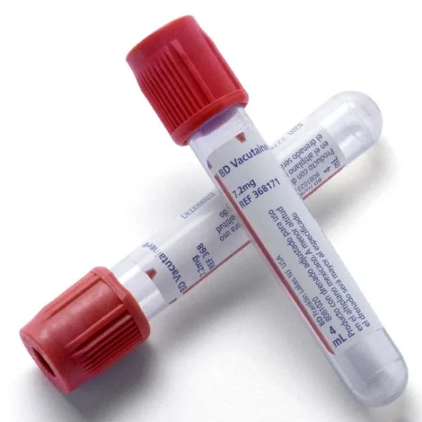 Tubo Rojo Vacutainer con Activador