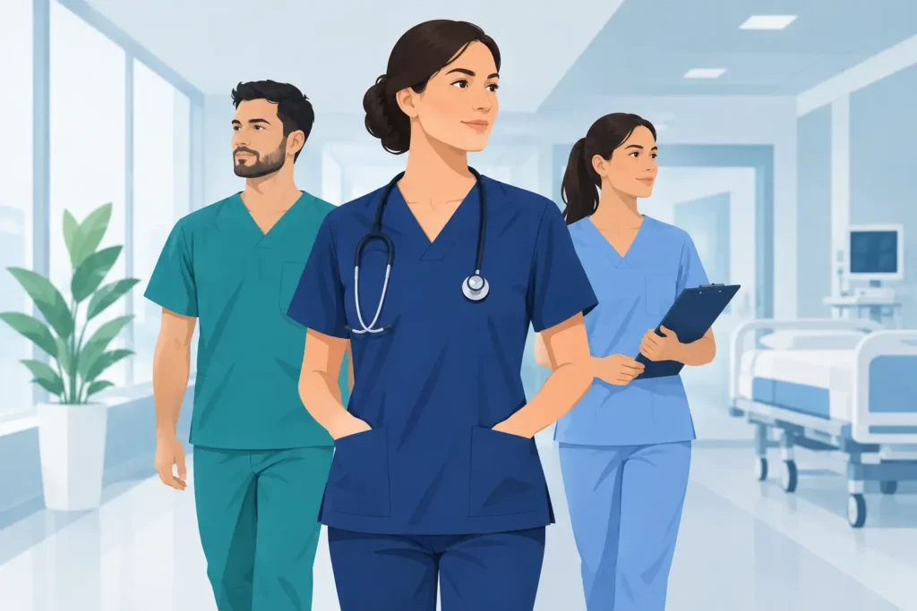 Ropa médica profesional para turnos exigentes